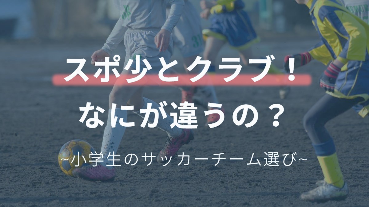小学生のサッカーチームの種類は スポーツ少年団とクラブチームの違いも解説 Soccernote